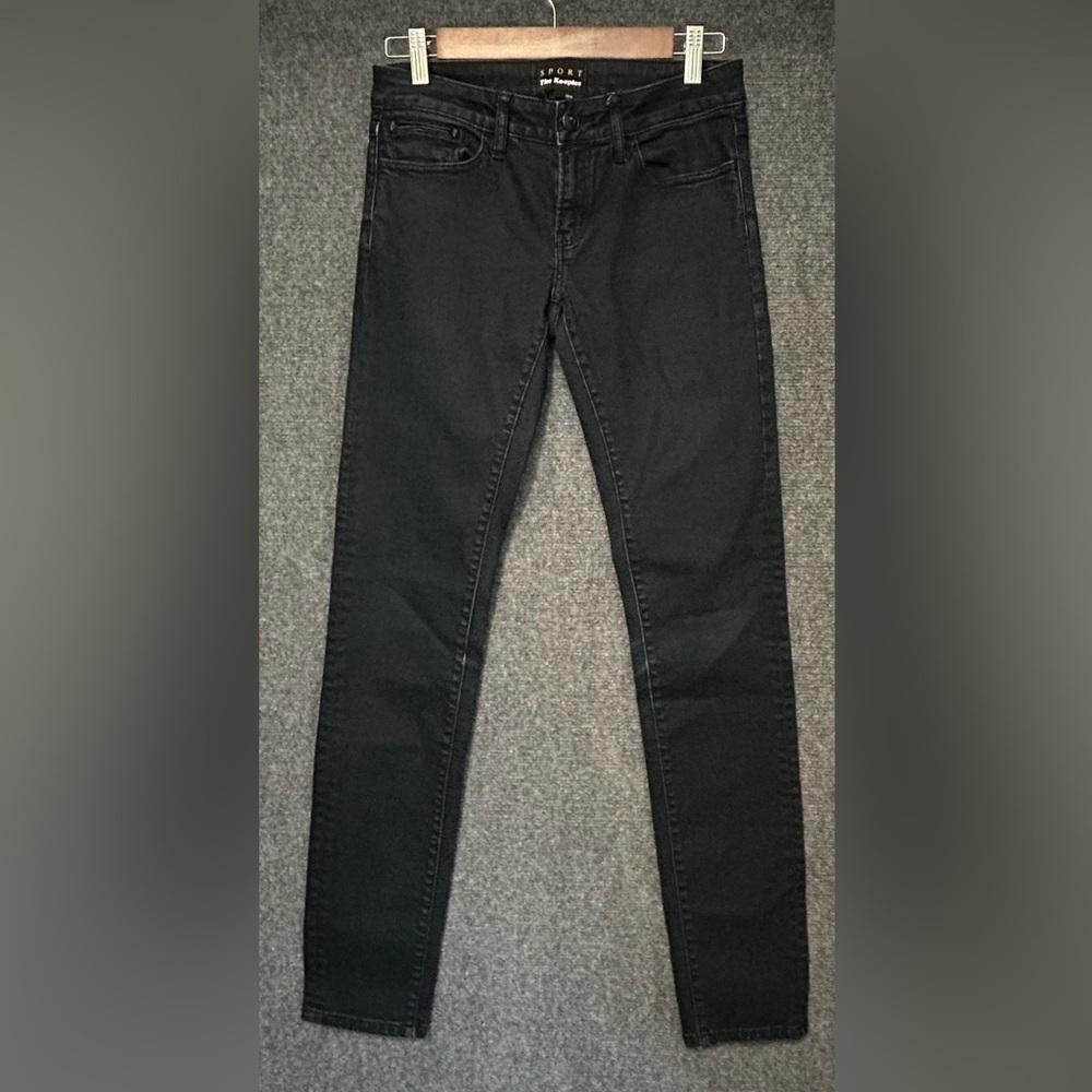 The Kooples Y2K Black Denim Sport Jeans Pants 
Size 28